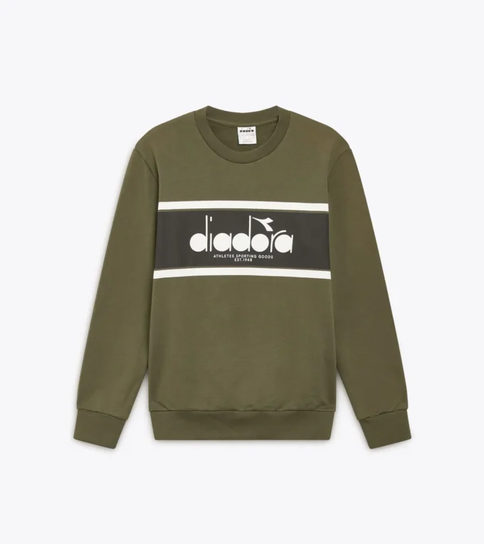 Sweat-shirt Crew Logo Sweat à col rond en coton Sweat-shirt Crew Logo Sweat à col rond en coton