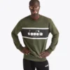 Sweat-shirt Crew Logo Sweat à col rond en coton Sweat-shirt Crew Logo Sweat à col rond en coton