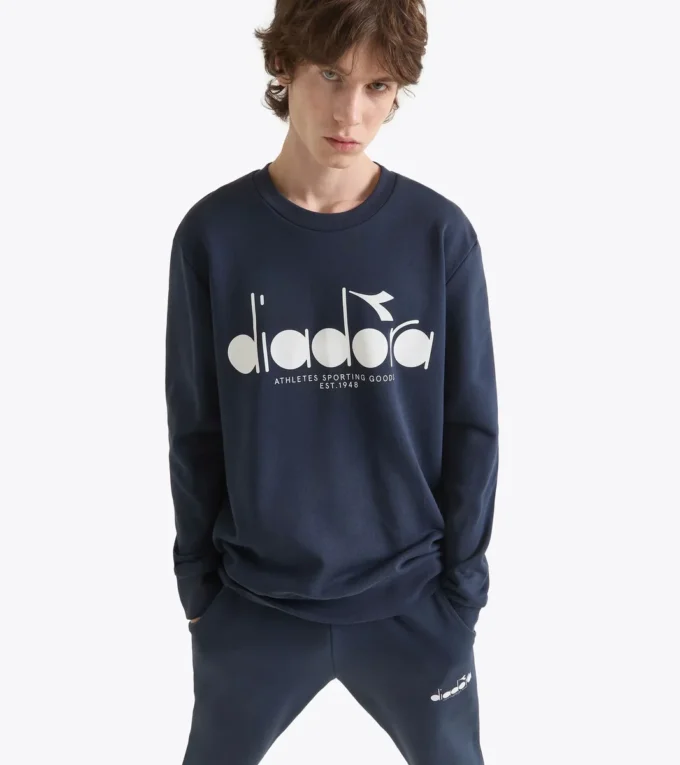 Sweat-shirt Crew Logo Sweat à col rond en coton Sweat-shirt Crew Logo Sweat à col rond en coton