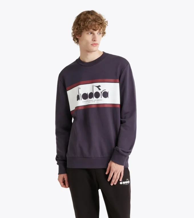 Sweat-shirt Crew Logo Sweat à col rond en coton Sweat-shirt Crew Logo Sweat à col rond en coton