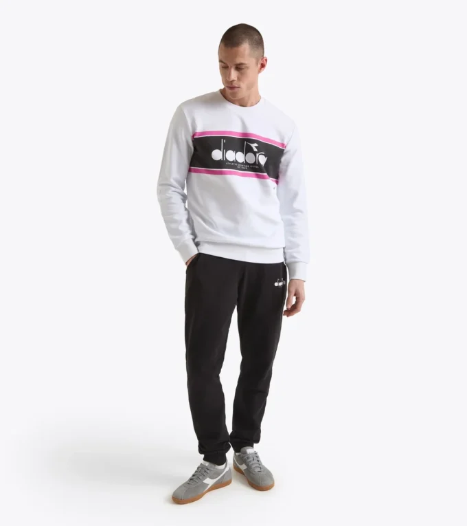 Sweat-shirt Crew Logo Sweat à col rond en coton Sweat-shirt Crew Logo Sweat à col rond en coton