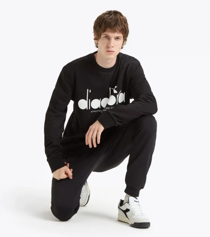 Sweat-shirt Crew Logo Sweat à col rond en coton Sweat-shirt Crew Logo Sweat à col rond en coton