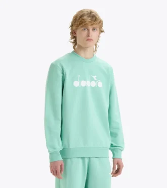 Sweat-shirt Crew Logo Sweat-shirt – Fabriqué en Italie – Unisexe