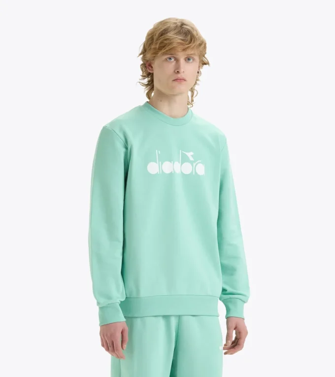 Sweat-shirt Crew Logo Sweat-shirt – Fabriqué en Italie – Unisexe Sweat-shirt Crew Logo Sweat-shirt – Fabriqué en Italie – Unisexe