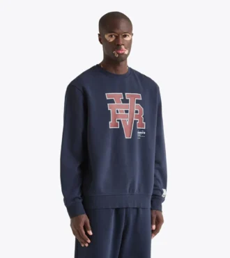 Sweat-shirt Crew Run Valley Sweat-shirt à col rond inspiré du style universitaire – Run Valley