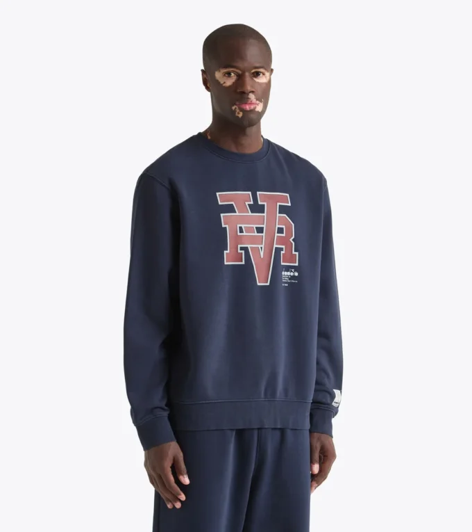 Sweat-shirt Crew Run Valley Sweat-shirt à col rond inspiré du style universitaire – Run Valley Sweat-shirt Crew Run Valley Sweat-shirt à col rond inspiré du style universitaire – Run Valley