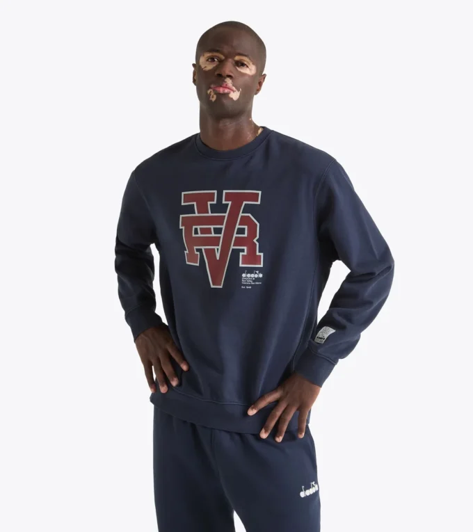 Sweat-shirt Crew Run Valley Sweat-shirt à col rond inspiré du style universitaire – Run Valley Sweat-shirt Crew Run Valley Sweat-shirt à col rond inspiré du style universitaire – Run Valley