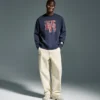 Sweat-shirt Crew Run Valley Sweat-shirt à col rond inspiré du style universitaire – Run Valley Sweat-shirt Crew Run Valley Sweat-shirt à col rond inspiré du style universitaire – Run Valley