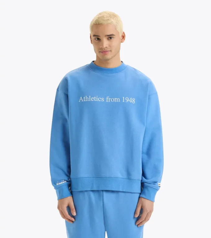 Sweat-shirt Crew Sweat-shirt à col rond Legacy – Fabriqué en Italie – Unisexe Sweat-shirt Crew Sweat-shirt à col rond Legacy – Fabriqué en Italie – Unisexe