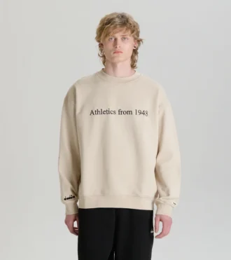 Sweat-shirt Crew Sweat-shirt à col rond Legacy – Fabriqué en Italie – Unisexe