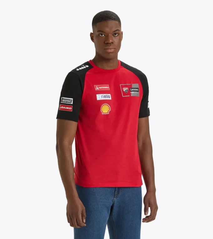 T-shirt Ducati Replica Mgp24 Sportif T-shirt réplique Ducati 2024 MotoGP T-shirt Ducati Replica Mgp24 Sportif T-shirt réplique Ducati 2024 MotoGP