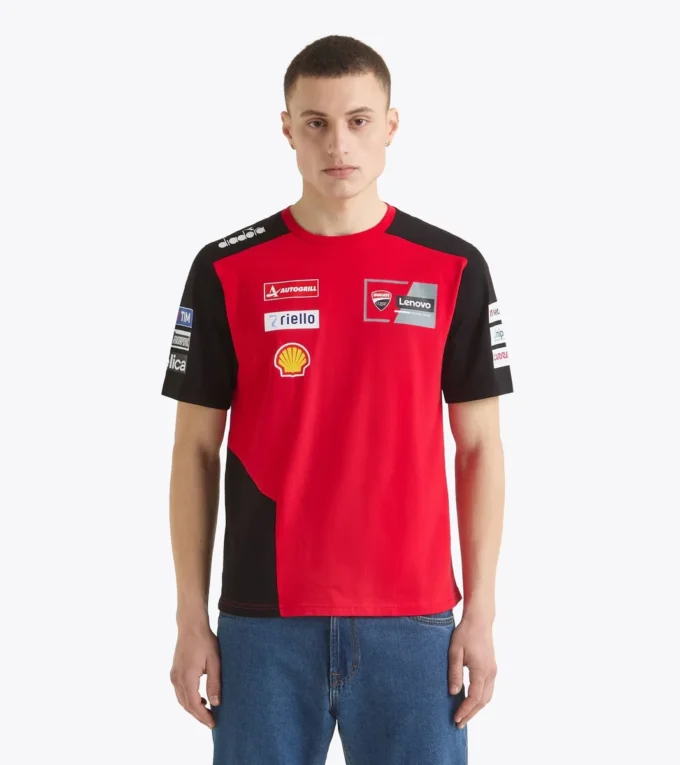T-shirt Ducati Replica Mgp25 Sportif T-shirt réplique Ducati 2025 MotoGP T-shirt Ducati Replica Mgp25 Sportif T-shirt réplique Ducati 2025 MotoGP