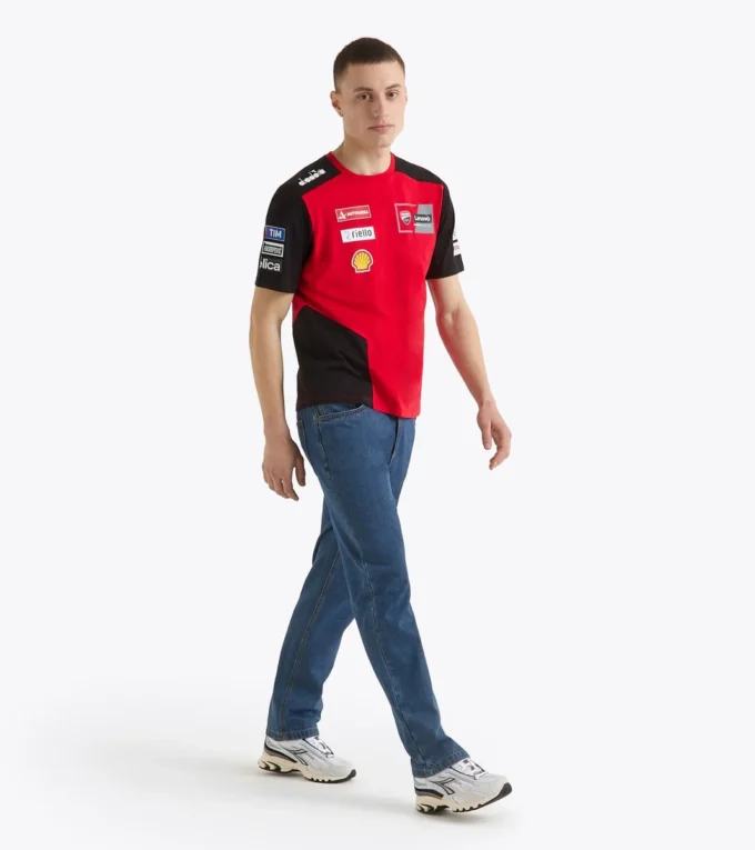 T-shirt Ducati Replica Mgp25 Sportif T-shirt réplique Ducati 2025 MotoGP T-shirt Ducati Replica Mgp25 Sportif T-shirt réplique Ducati 2025 MotoGP