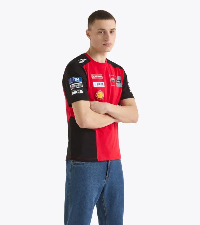 T-shirt Ducati Replica Mgp25 Sportif T-shirt réplique Ducati 2025 MotoGP T-shirt Ducati Replica Mgp25 Sportif T-shirt réplique Ducati 2025 MotoGP