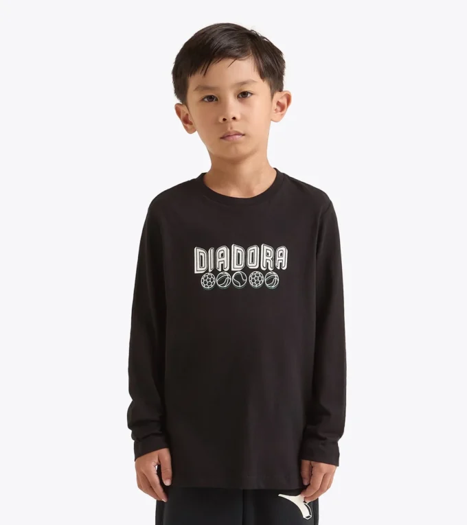 T-shirt Jb. Ls Logo T-shirt à manches longues en coton – Garçon