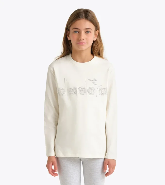 T-shirt Jg. Ls Rhinestone T-shirt à manches longues – Filles T-shirt Jg. Ls Rhinestone T-shirt à manches longues – Filles