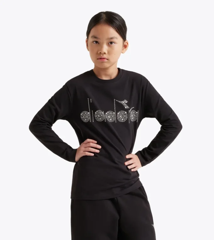 T-shirt Jg. Ls Rhinestone T-shirt à manches longues – Filles
