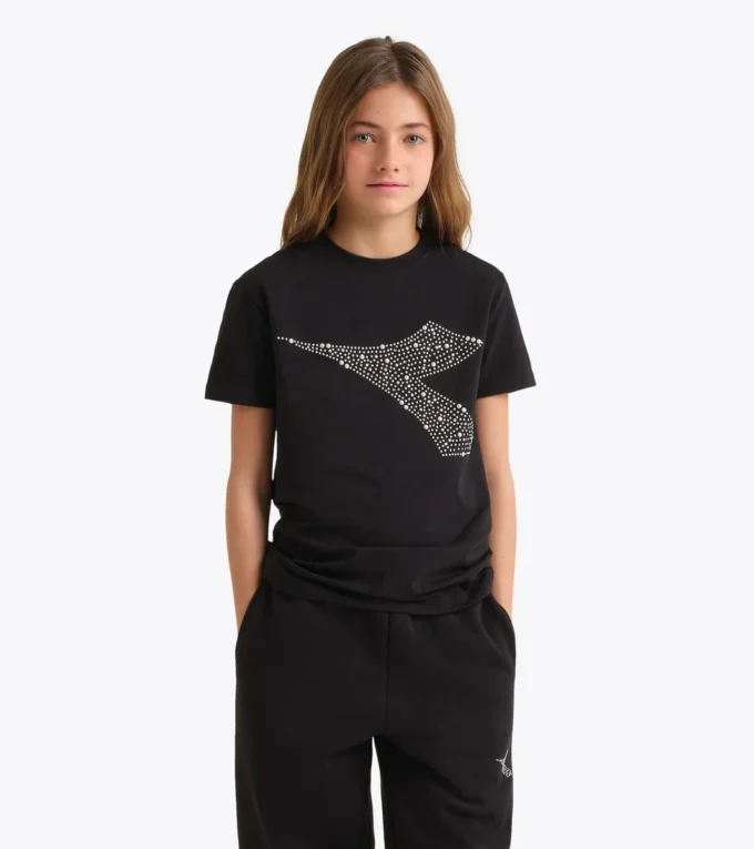 T-shirt Jg. T-Shirt Ss Rhinestone – Filles T-shirt Jg. T-Shirt Ss Rhinestone – Filles