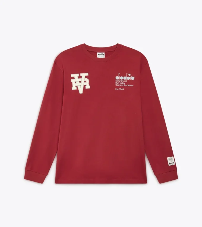 T-shirt Ls Run Valley T-shirt inspiré du style universitaire – Run Valley T-shirt Ls Run Valley T-shirt inspiré du style universitaire – Run Valley