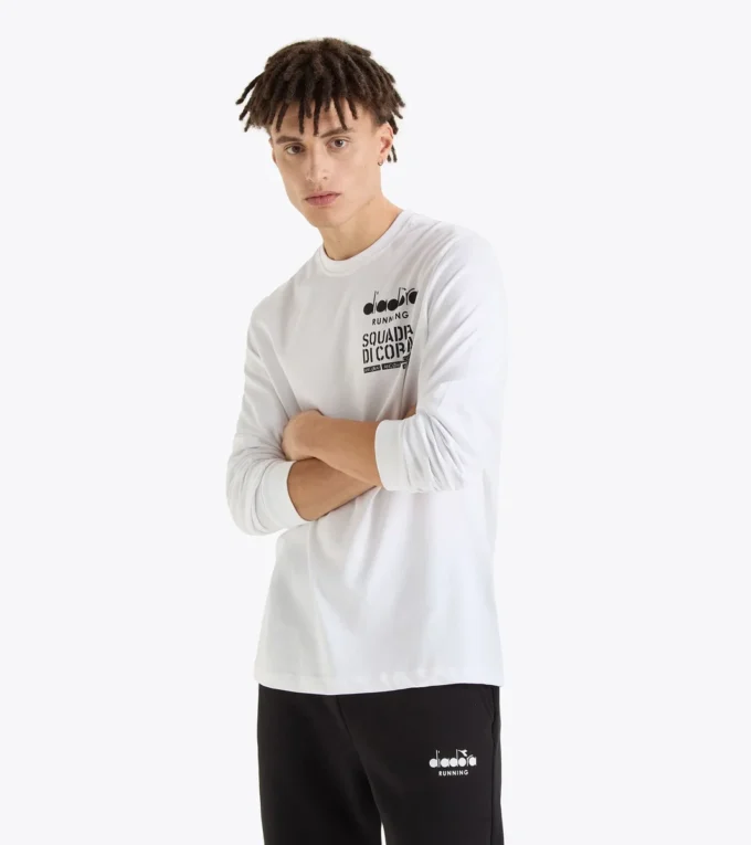 T-shirt Ls Squadra Di Corsa Squadra di Corsa T-shirt à manches longues – Coton recyclé – Unisexe T-shirt Ls Squadra Di Corsa Squadra di Corsa T-shirt à manches longues – Coton recyclé – Unisexe