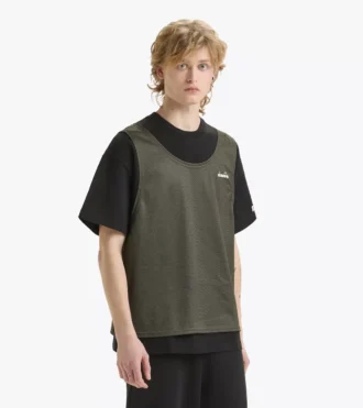 T-shirt Ss 2-en-1 Ensemble t-shirt et débardeur Legacy – Fabriqué en Italie – Unisexe