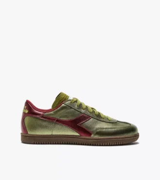 Trainer Metalized Baskets en cuir métallisé