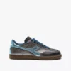 Trainer Metalized Baskets en cuir métallisé