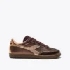 Trainer Metalized Baskets en cuir métallisé