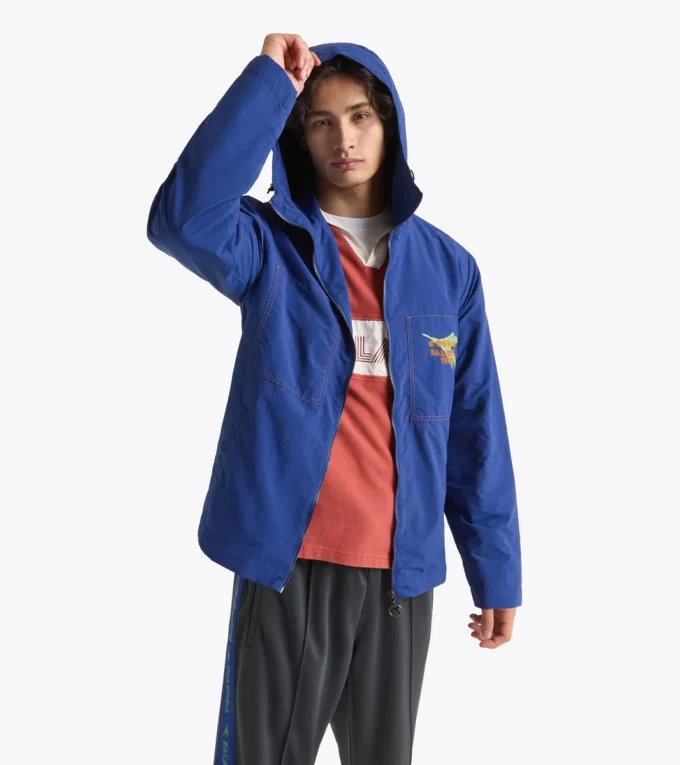 Veste Legacy Veste coupe-vent à capuche Legacy – Fabriquée en Italie Veste Legacy Veste coupe-vent à capuche Legacy – Fabriquée en Italie