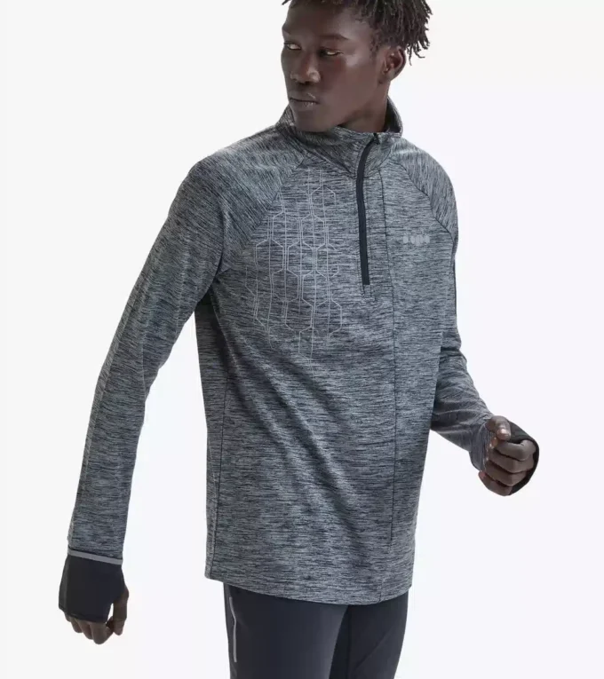Warm Up Winter Sweat Be One Haut de course à fermeture éclair 1/2